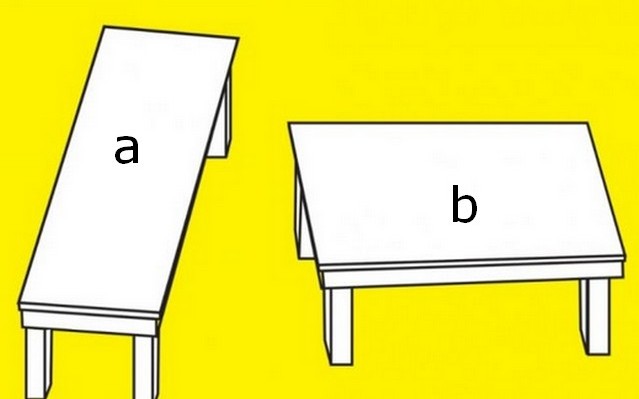Melyik asztal a nagyobb?