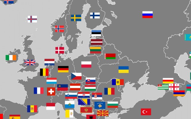 Vaktérképekről is felismered az európai országokat?