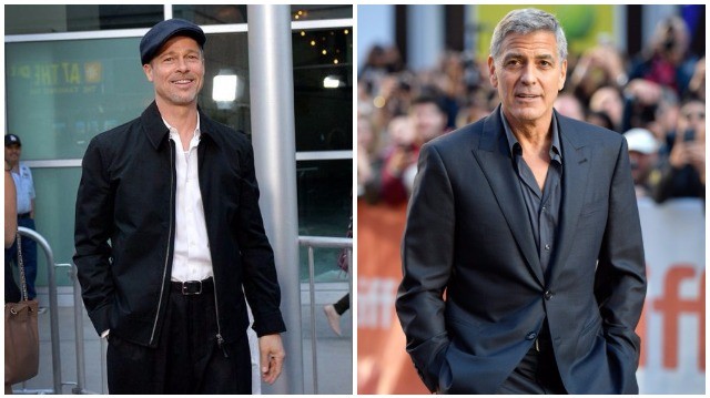 Szerinted ki a magasabb: Brad Pitt és George Clooney?