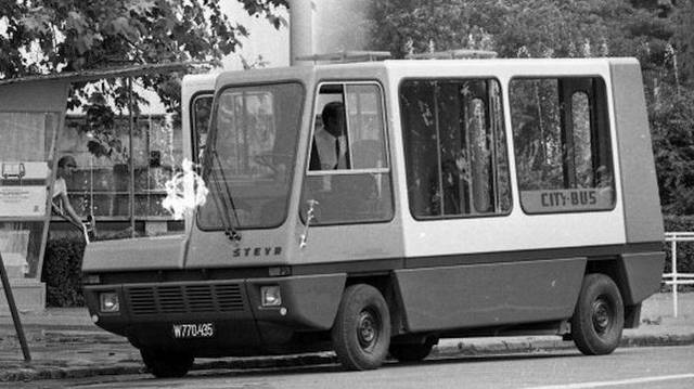 Már 40 évvel ezelőtt is jártak gázüzemű autóbuszok Budapesten. A kép 1978-ban készült egy Steyr-márkájú kisérleti gázüzemű kisautóbuszról. Vajon hol közlekedett?