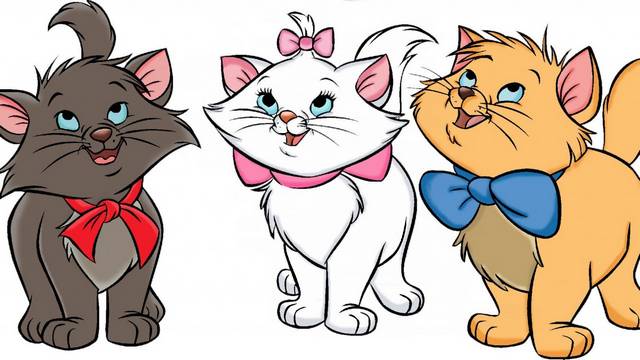 Hogy hívták az Aristocats című rajzfilm kiscicáit?