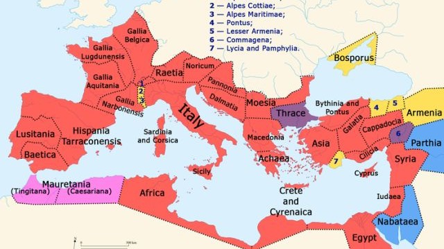 Melyik provincia volt a Római Birodalom fő gabonaellátója?