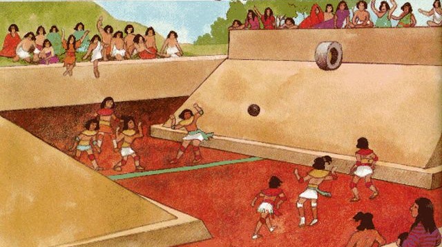 Egy háromezer éves, ullamaliztli nevű labdajátékot újítottak fel Mexikóban, azonban itt nem áldozták fel a vesztes csapatot. Mely testtájékkal kell a labdát továbbítani ebben a sportban?