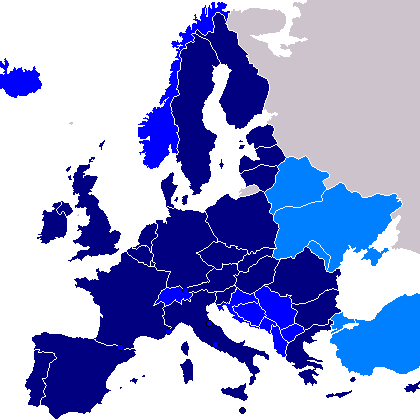 EU tagságra jelölt országok