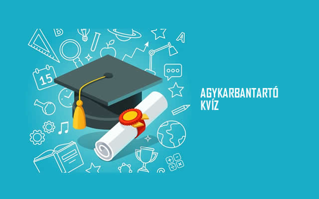 Agykarbantartó kvíz - Ha a válaszok legalább fele helyes, akkor már teljesítetted az átlagot