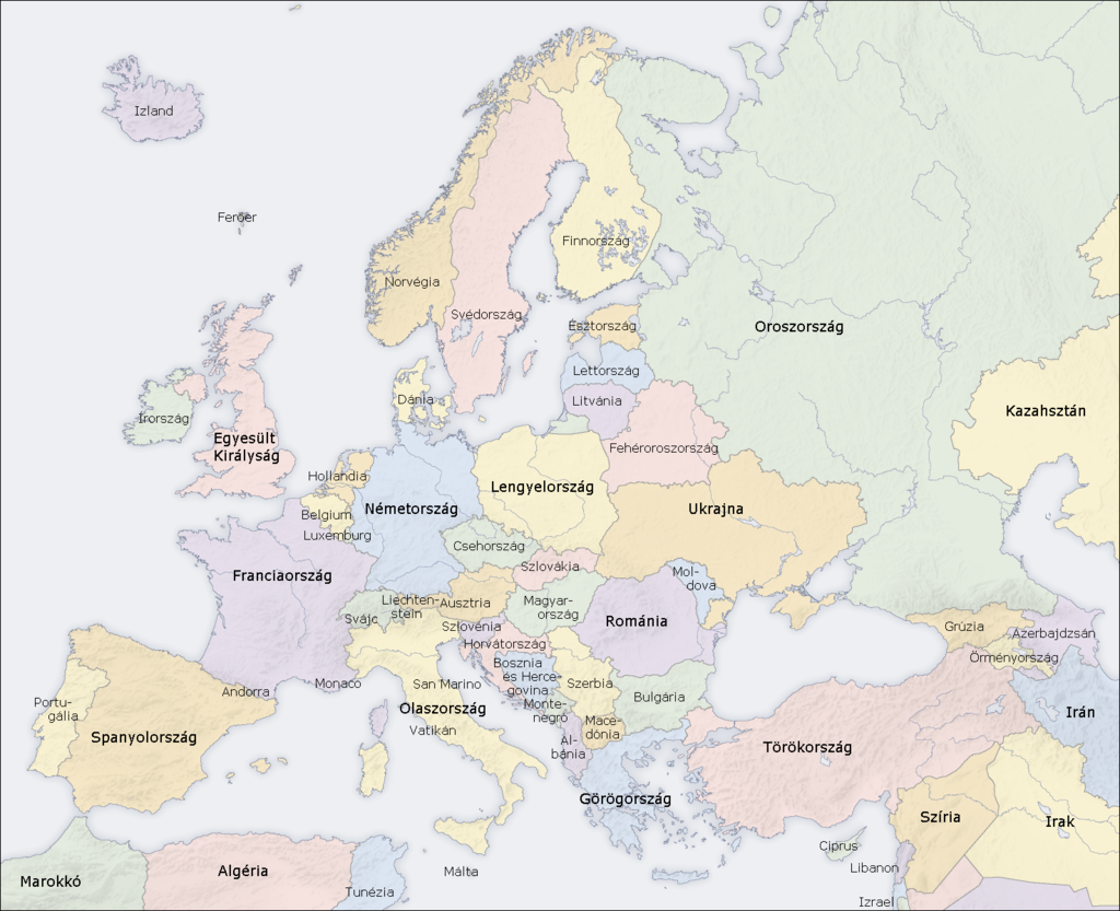Hány országa van Európának?