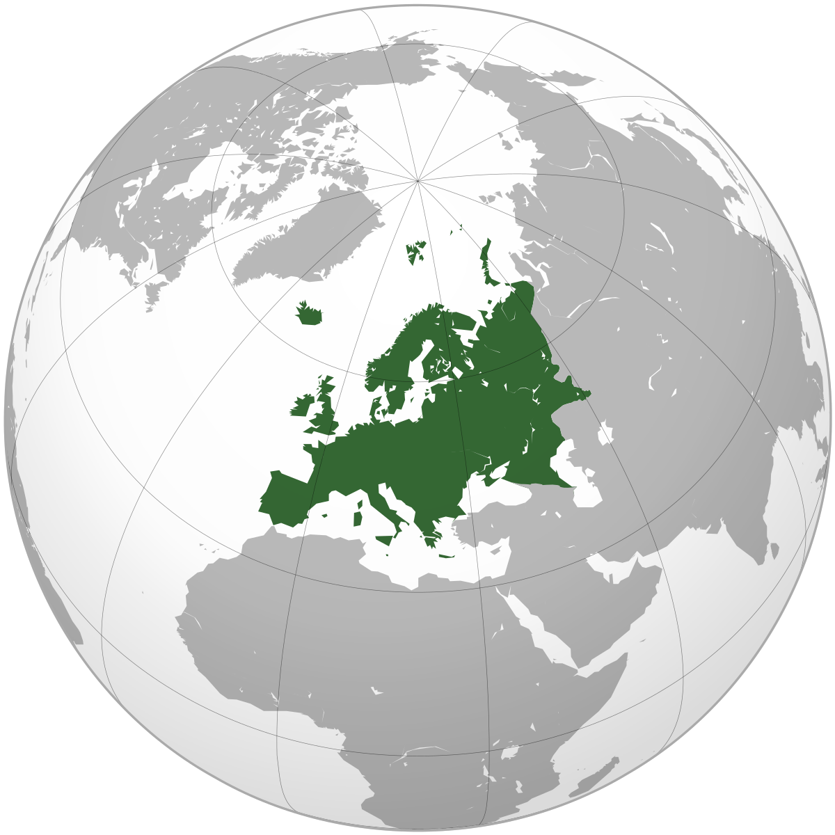Mekkora területen fekszik Európa?