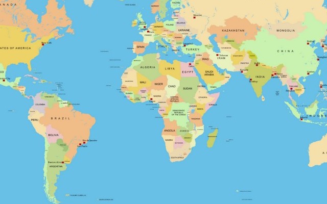 Földrajzi kvíz. Tudod ezeknek az országoknak a fővárosait?
