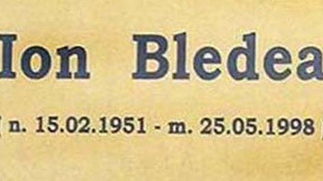 Ki volt Ion Bledea?