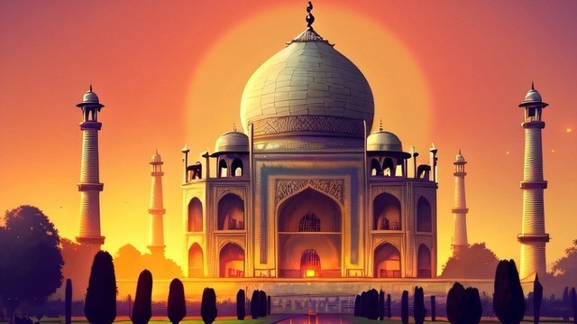 Melyik Indiai városban van a Tádzs Mahal?