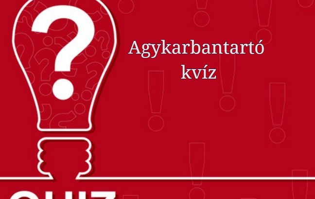 Agykarbantartó kvíz - Ha több mint 60%-ot teljesítesz ebben kvízben, akkor a legjobbak között vagy