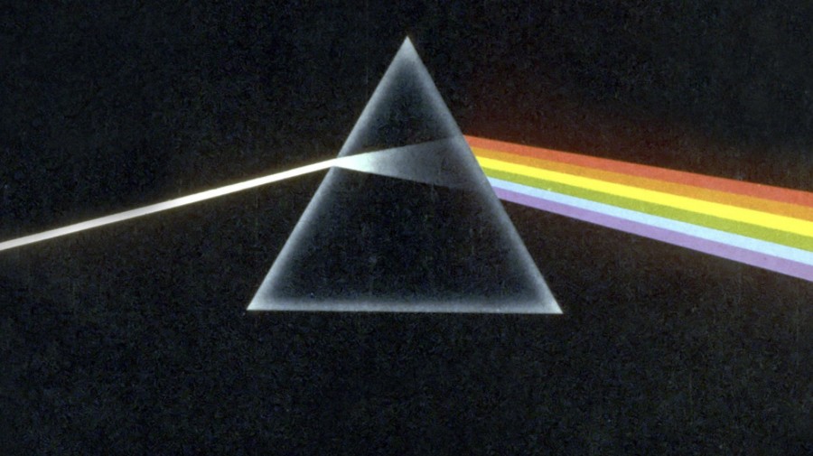 Mi látható a Pink Floyd ,,Dark Side Of the Moon” című albumjának borítóján?