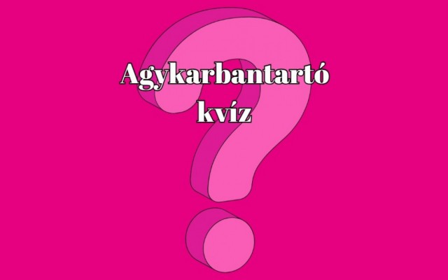 Agykarbantartó kvíz - A legjobb játékosok maximális pontszámot szereznek ebben a kvízben