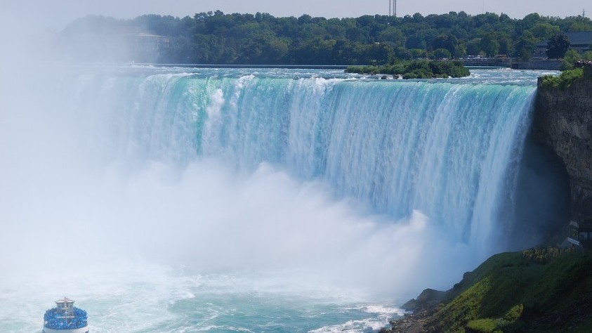 Hol helyezkedik el a Niagara-vízesés?