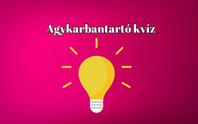 Ha ebben a napi kvízben több mint hat helyes választ adsz, akkor átlag feletti a tudásod
