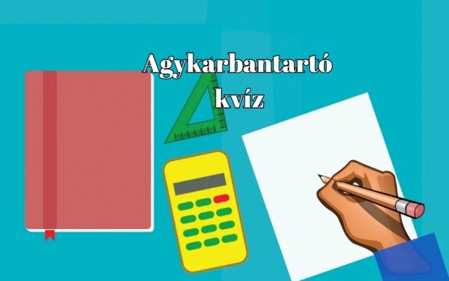 Itt egy friss napi agykarbantartó, ami csak a legélesebb elméknek megy!