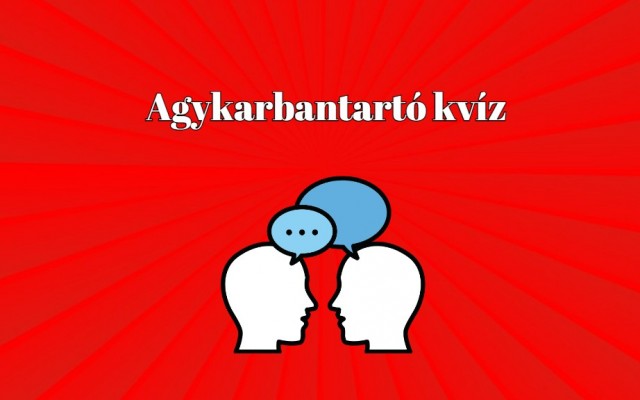 Napi agykarbantartó kvíz-mix - Ezt a kvízt 10-ből 10-en ajánlják!