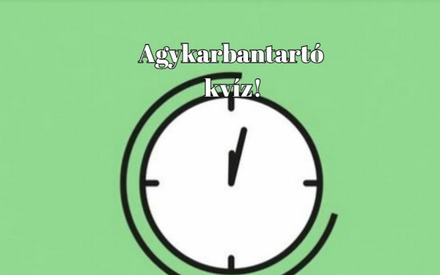 Itt a legfrissebb mai napi agykarbantartó kvíz, tele remek kérdésekkel csak nektek
