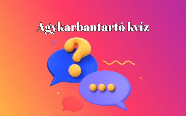 A legtöbben 5 jó válasznál többet nem adnak ezekre a kérdésekre. Te jobb vagy ennél! Friss napi kvíz