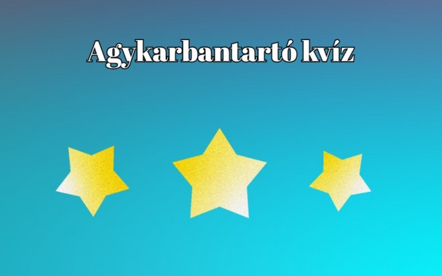 Adj nyolc helyes választ ebben a napi kvízben, és tartozz te is a topjátékosok közé