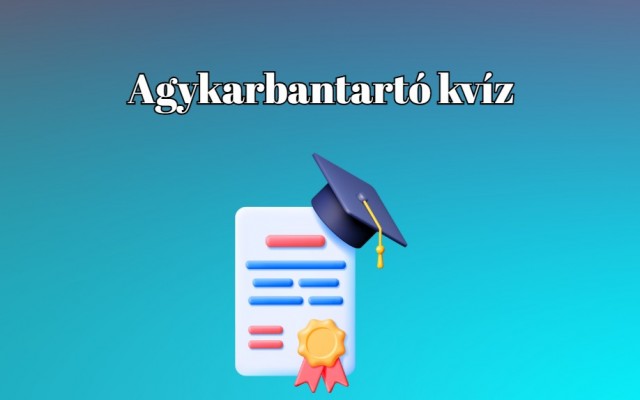 Agykarbantartó kvíz - Magas lehet az IQ-ja annak, aki elér ezen a napi kvízen legalább 6 pontot
