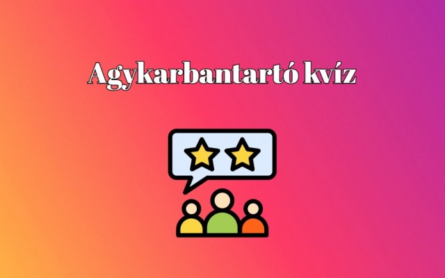 Zsenimérő napi kvíz - Magas lehet az IQ-ja annak, aki elér legalább 6 pontot