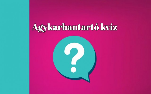 Friss napi kvíz - Te vagy a társaság esze, ha tudod mind a nyolc választ!