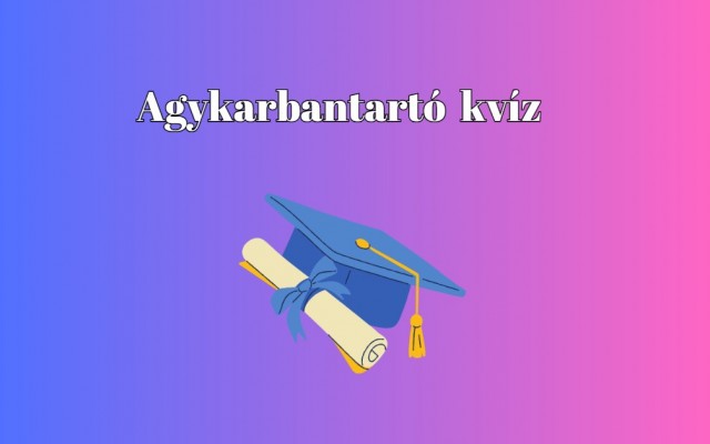 Nyolc kérdésünk van ebben a napi kvízben, amelyekkel próbára teheted a műveltségedet