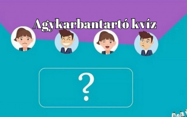 Ez meg itt a legfrissebb napi kvíz, hogy elméd mindig friss maradjon
