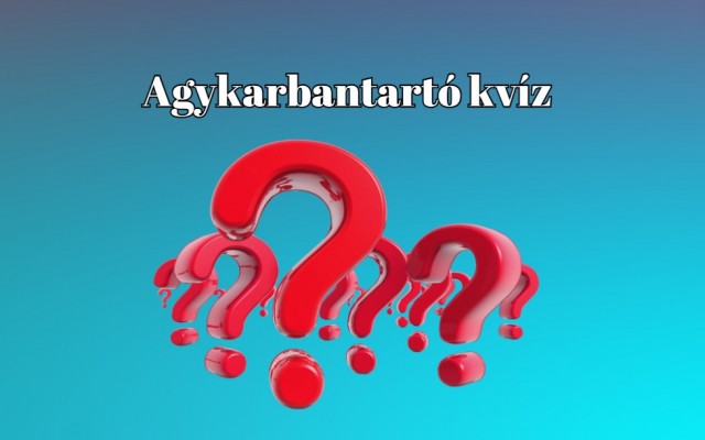 Agykarbantartó napi kvíz jött - Szerezz be néhány perc derűt