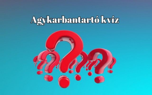 Agykarbantartó napi kvíz jött - Szerezz be néhány perc derűt