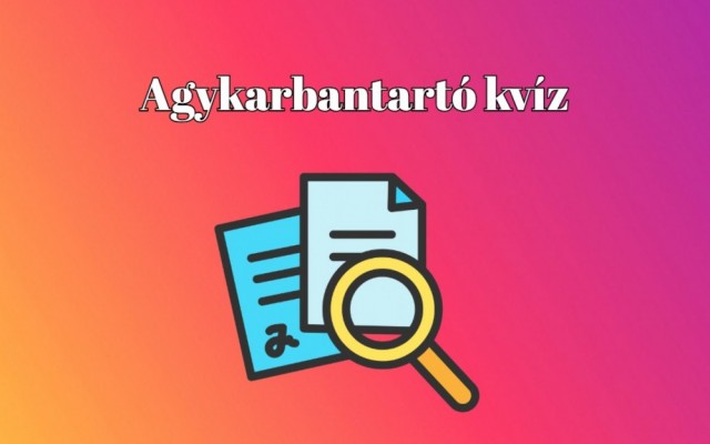 Itt egy friss kvíz, nem csak guruknak! - Ebben a napi kvízben is célozd meg a maximális pontot!