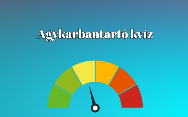 Agykarbantartó kvíz - Napi két kvíz garantáltan frissen tartja az agyat. Legyen ez az egyik!