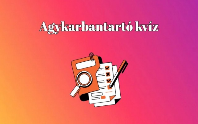 Ha kikapcsolódódni szeretnél vagy ha egy kis szellemi kihívásra vágysz, itt a helyed! Napi kvíz