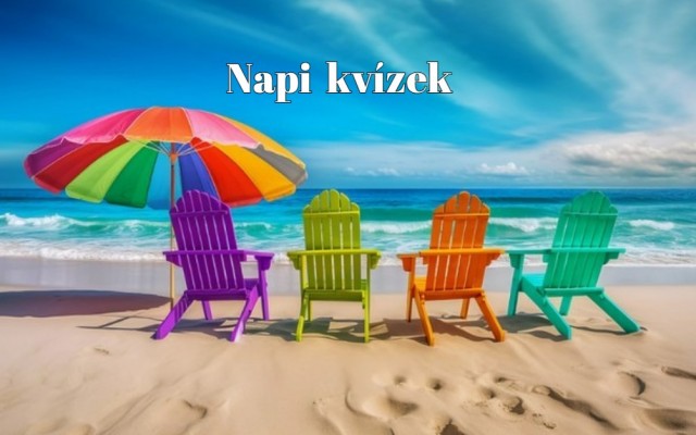 Frissen jött! - Egy agykarbantartó napi kvíz minden napra kell