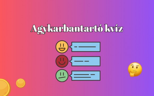 Friss zsenimérő kvíz - Most mutasd meg, hogyan kell egy ilyen kvízben átlag feletti eredményt elérni