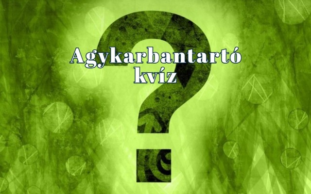 Gyerünk, próbáld ki ezt a kiváló agytornát! Nullától kilencvenkilenc éves korig mindenkinek ajánljuk