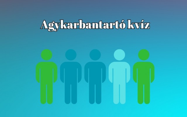 Zsenimágnes - Itt egy friss agykarbantartó napi kvíz. Felrázva, nem keverve