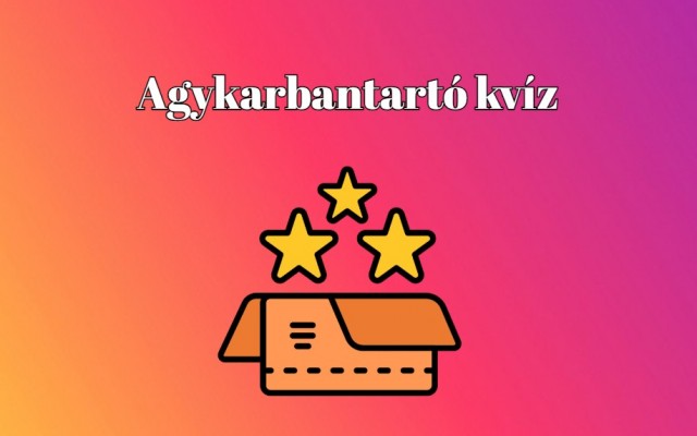 Itt egy friss agykarbantartó napi kvíz - Felrázva, nem keverve!