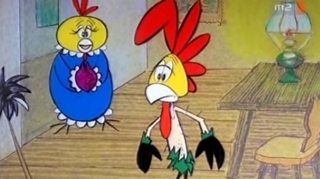 Melyik rajzfilm szereplői Hápogi és Kopasznyakú?