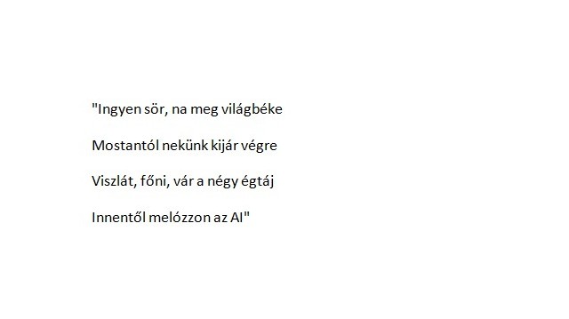 Melyik szerző dalszövege?