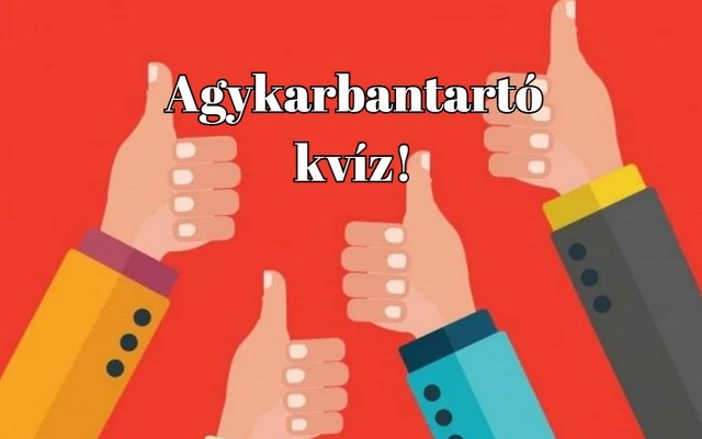 Napi kvíz - Csak figyelj, gondolkodj, és válaszolj helyesen