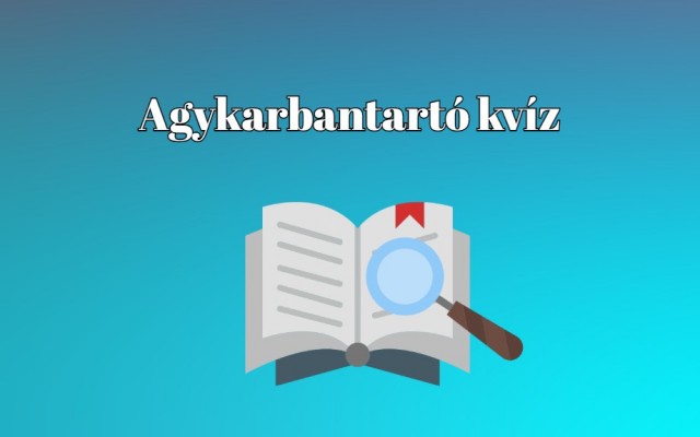 Napi kvíz - Ha te is szereted a játékos kihívásokat, akkor ezt a kvízt neked találtuk ki