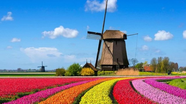 Az ország nagy része a tengerszint alatt fekszik; több a bicikli, mint az ember; csatornák; "ferde” házak - Melyik országra ismersz rá?