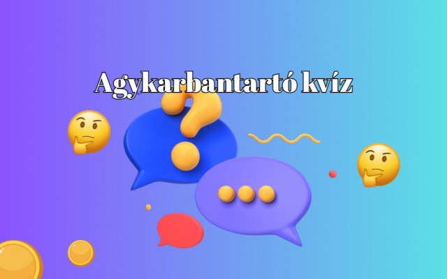 Szerezz magadnak pár perc vidámságot ezzel a napi agykarbantartó kvízzel