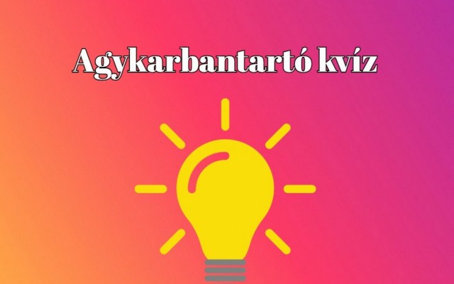 Napi agytorna: csak a legjobbak érnek el legalább 5 pontot ebben a kvízben