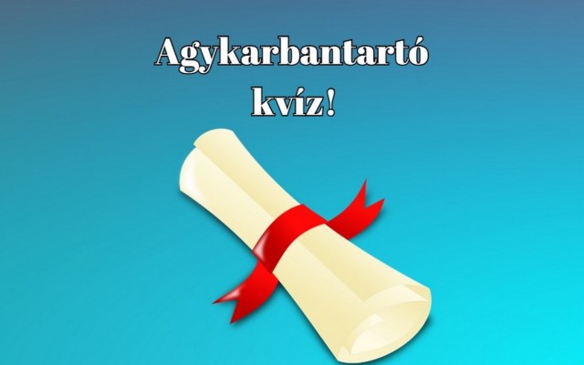 Tudásmérő - Pár könnyed percet és nyolc pontot is szerezhetsz ezzel a napi kvízzel